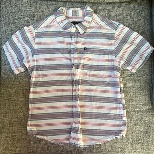 Quiksilver Red and Blue Shirt *BUNDLE 4/$10*